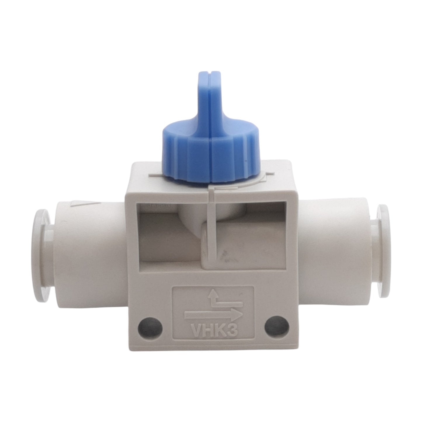 New Lot of 5 SMC VHK3-10F-10F Finger Valve, -100kPa to 1.0MPa, ø10mm One-Touch