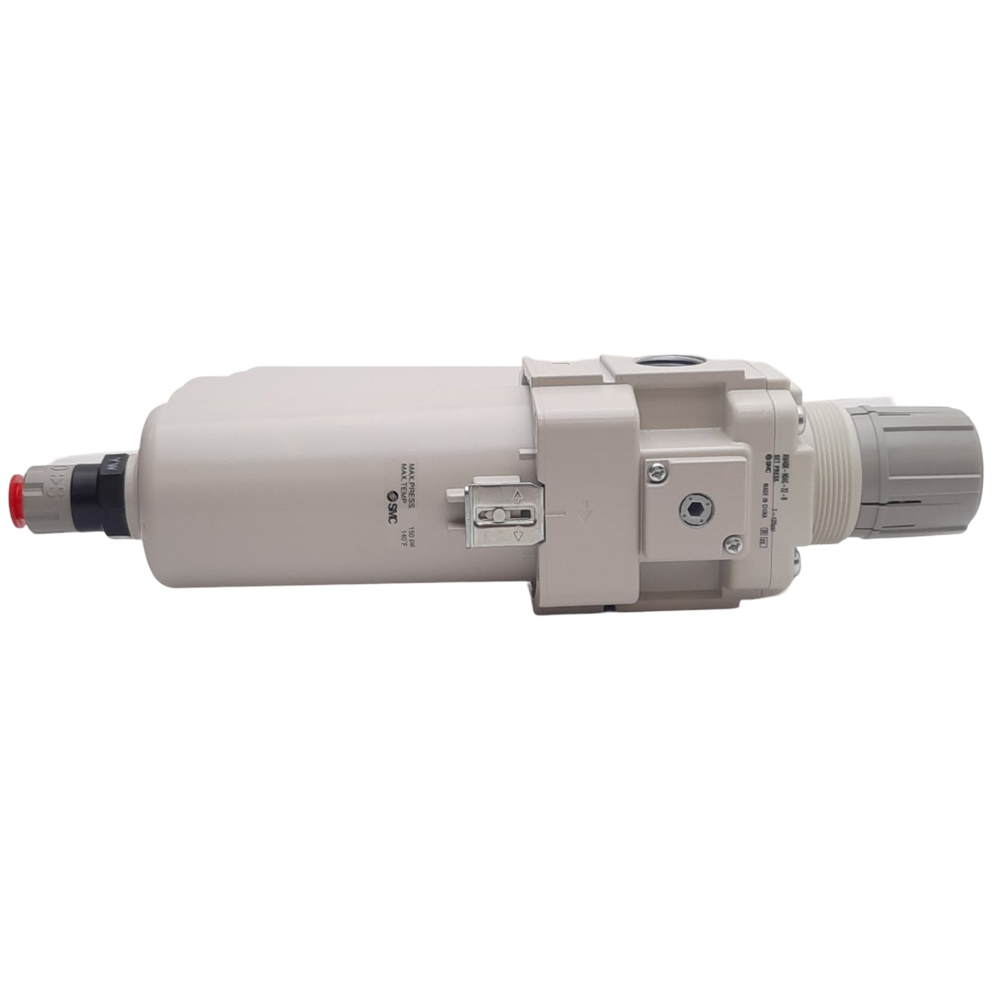 New SMC AW40K-N04C-2Z-B Filter Regulator, 1/2in NPT Port, 150psi, 5µm Filter