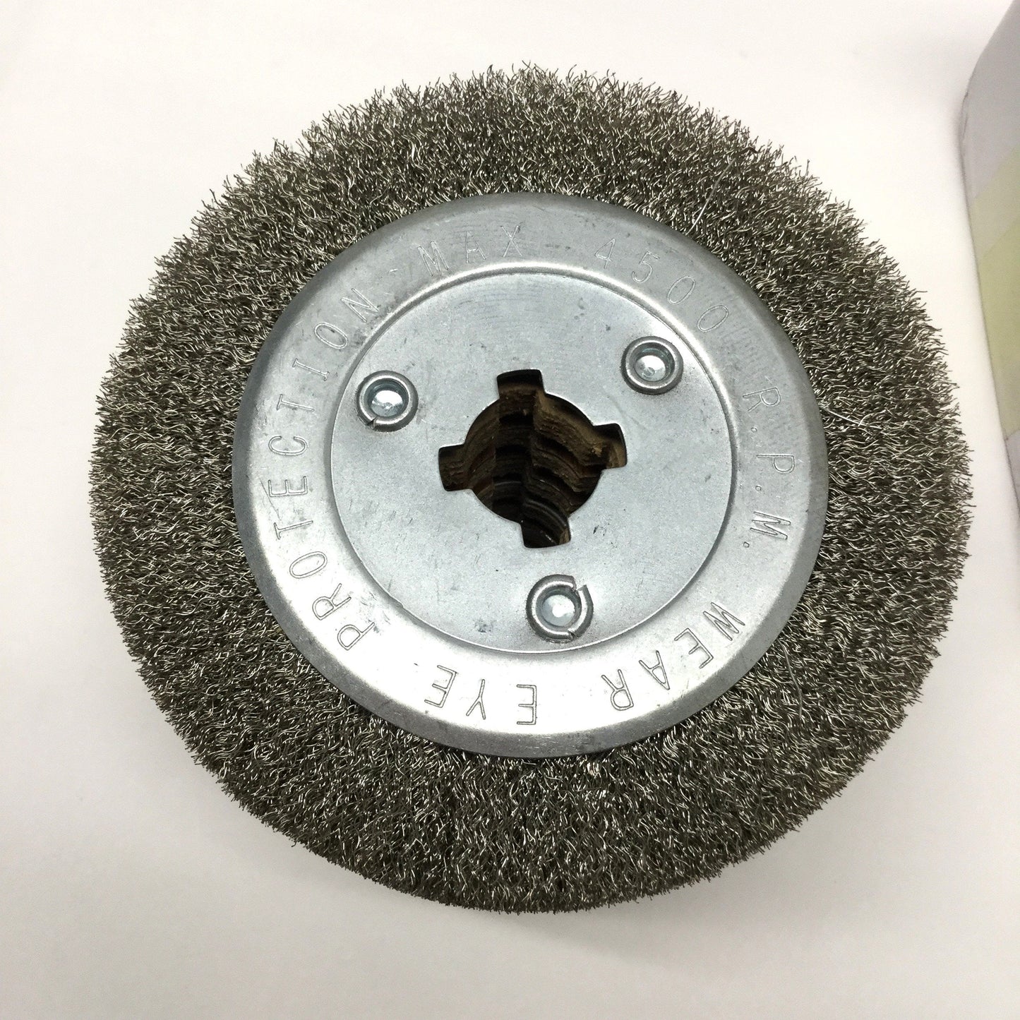 New – Open box SYPARTS SY20182000153 Stainless Steel Wire Burnishing Polishing Wheel 120x100mm