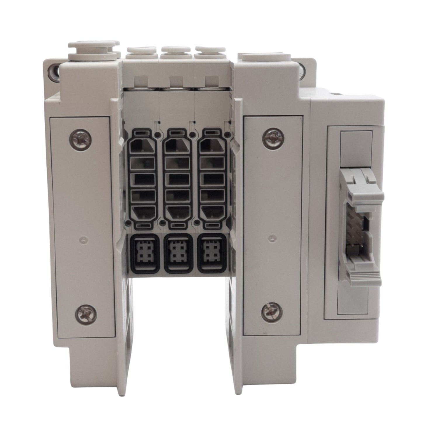 New – Open box SMC SS5Y3-10PH2-03U-C4D0 Pneumatic Manifold, 3-Station, ø4mm & ø8mm One-Touch