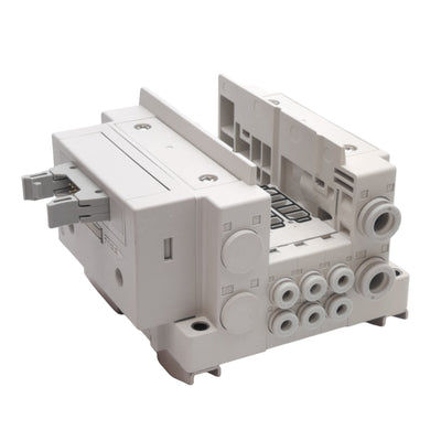 New – Open box SMC SS5Y3-10PH2-03U-C4D0 Pneumatic Manifold, 3-Station, ø4mm & ø8mm One-Touch