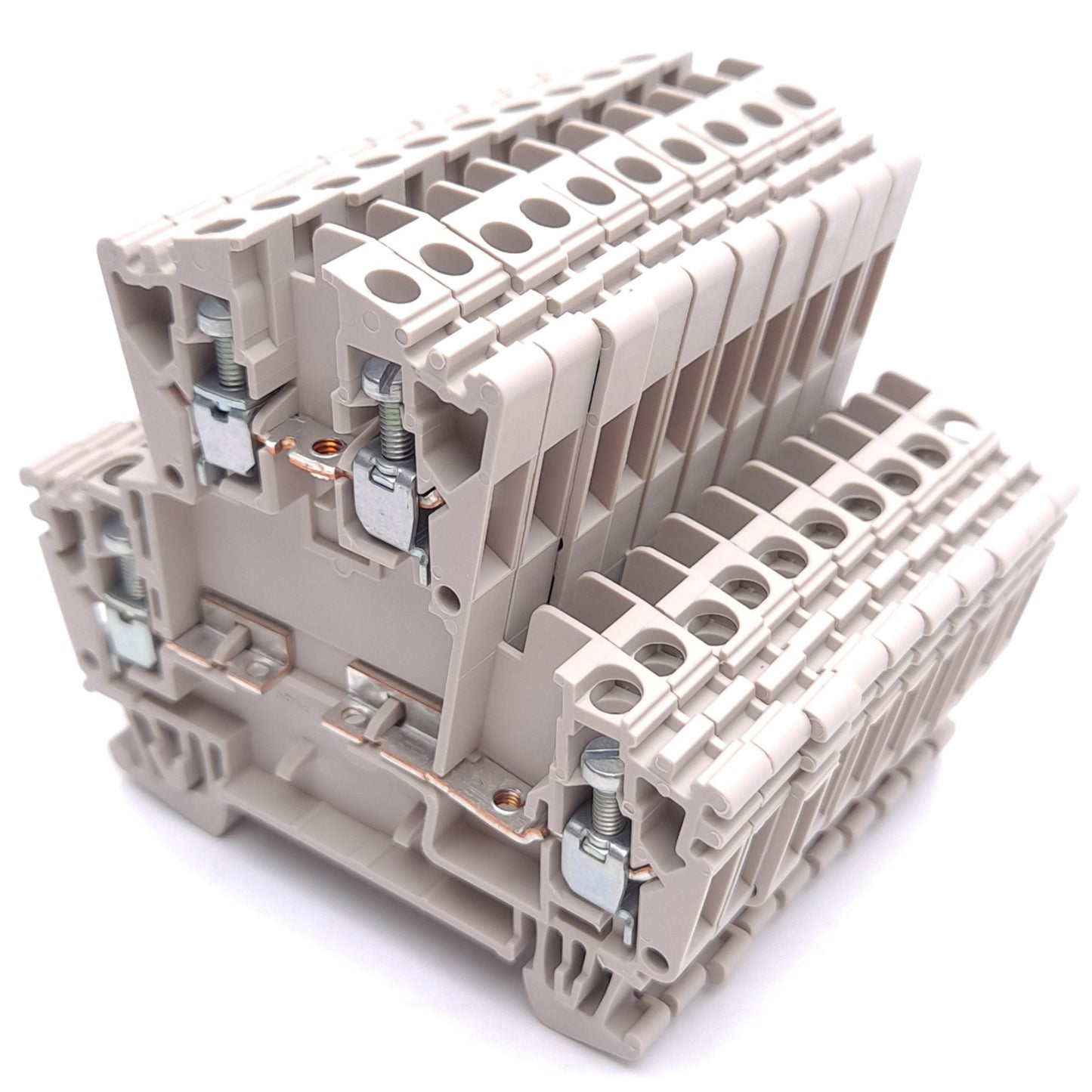 New – Open box Lot of 10 Weidmuller WDK 2.5/D/3 1023100000 Terminal Block, 2-Level 4-Connection