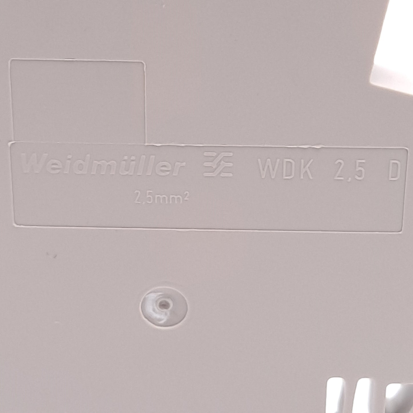 New – Open box Lot of 10 Weidmuller WDK 2.5/D/3 1023100000 Terminal Block, 2-Level 4-Connection