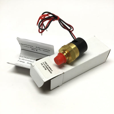 New Gems PS82-20-4MNB-A 261758 Mini Vacuum Switch, 12-28inHg, SPST-NO, 1/4" NPT
