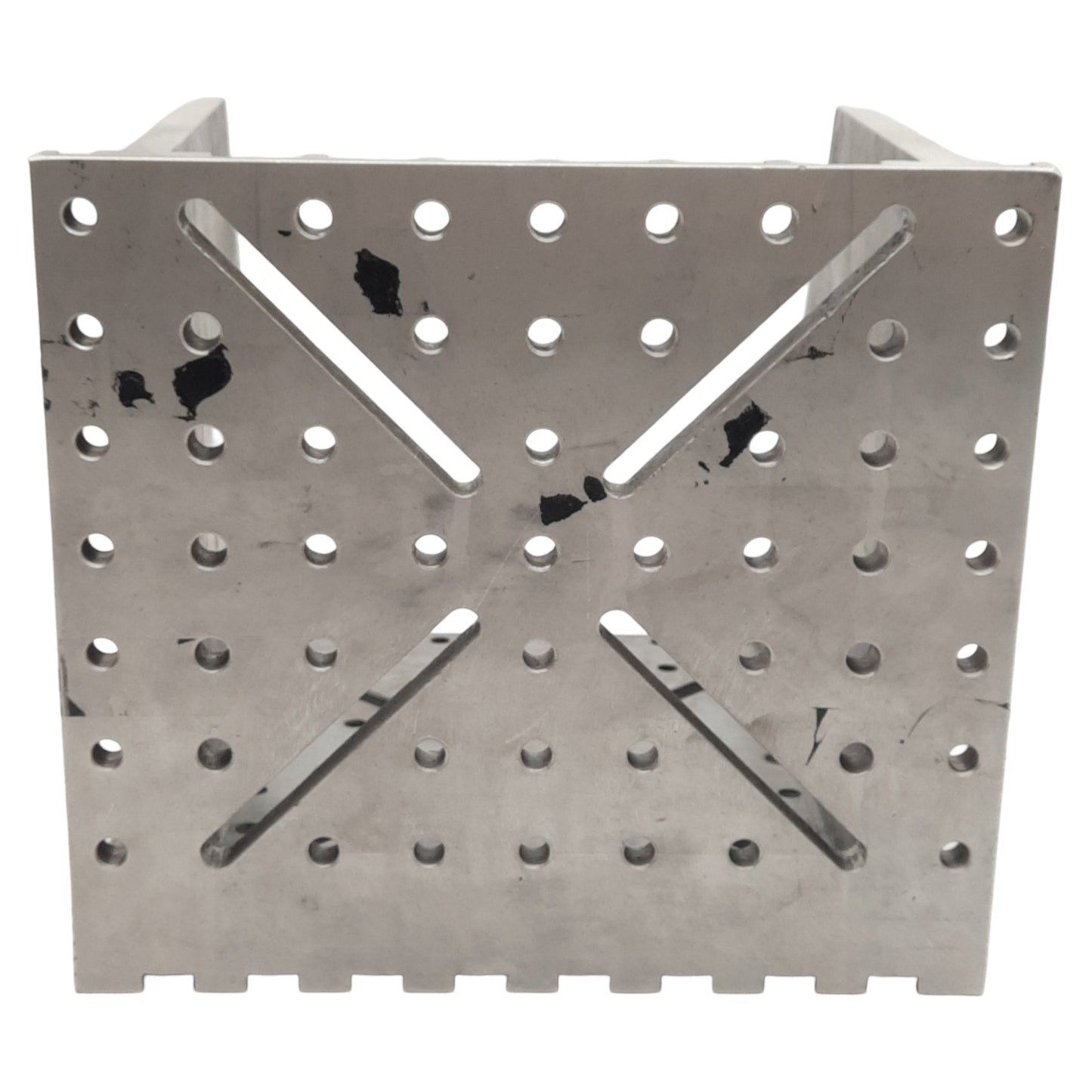 Used Isel 209110 0022 WV 3 Cast Aluminum Right Angle Machining Plate, 221x221x199mm