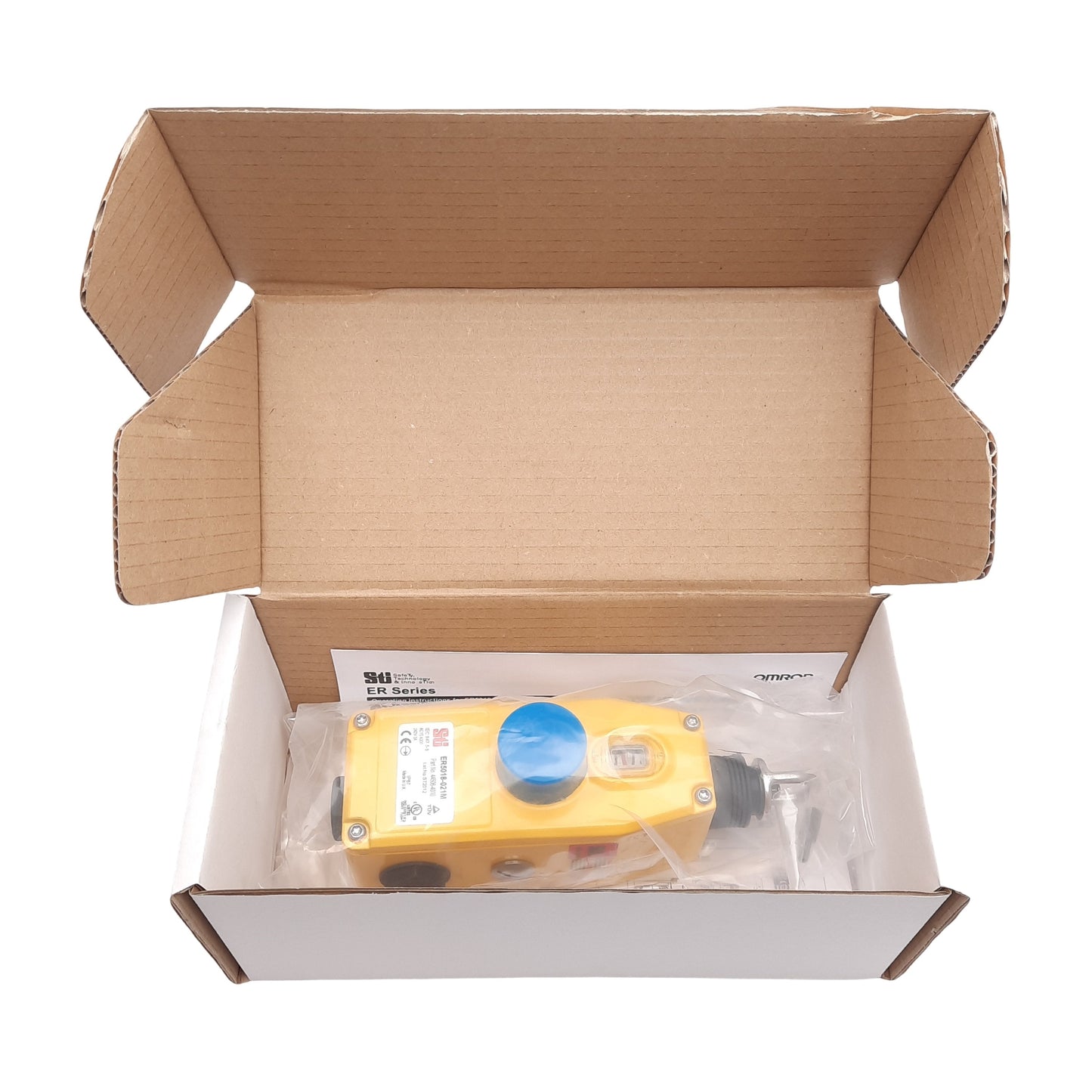 New Omron 44506-4010 Sti Rope Pull Switch, 2NC + 1NO, 125N Force, 240VAC/24VDC