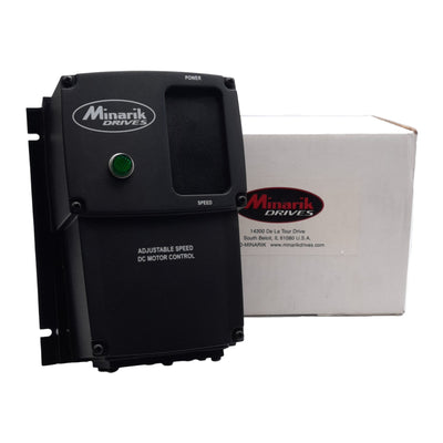 New Minarik MC10-PCM-0988 DC Motor Control, 115/230VAC Input, 0-90/0-180VDC Output