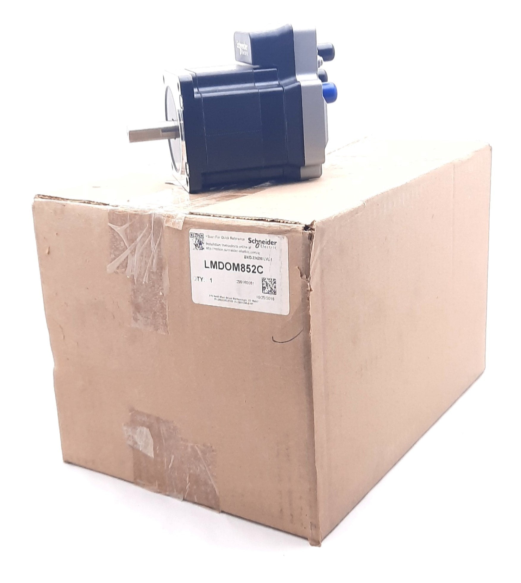 Schneider LMDOM852C Lexium MDrive Stepper Motor, 2-Phase, 48VDC 4A