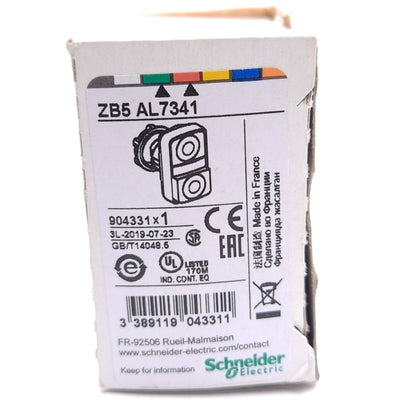 New Schneider Electric ZB5AL7341 Head For Double-Headed Pushbutton, ø22mm Cutout
