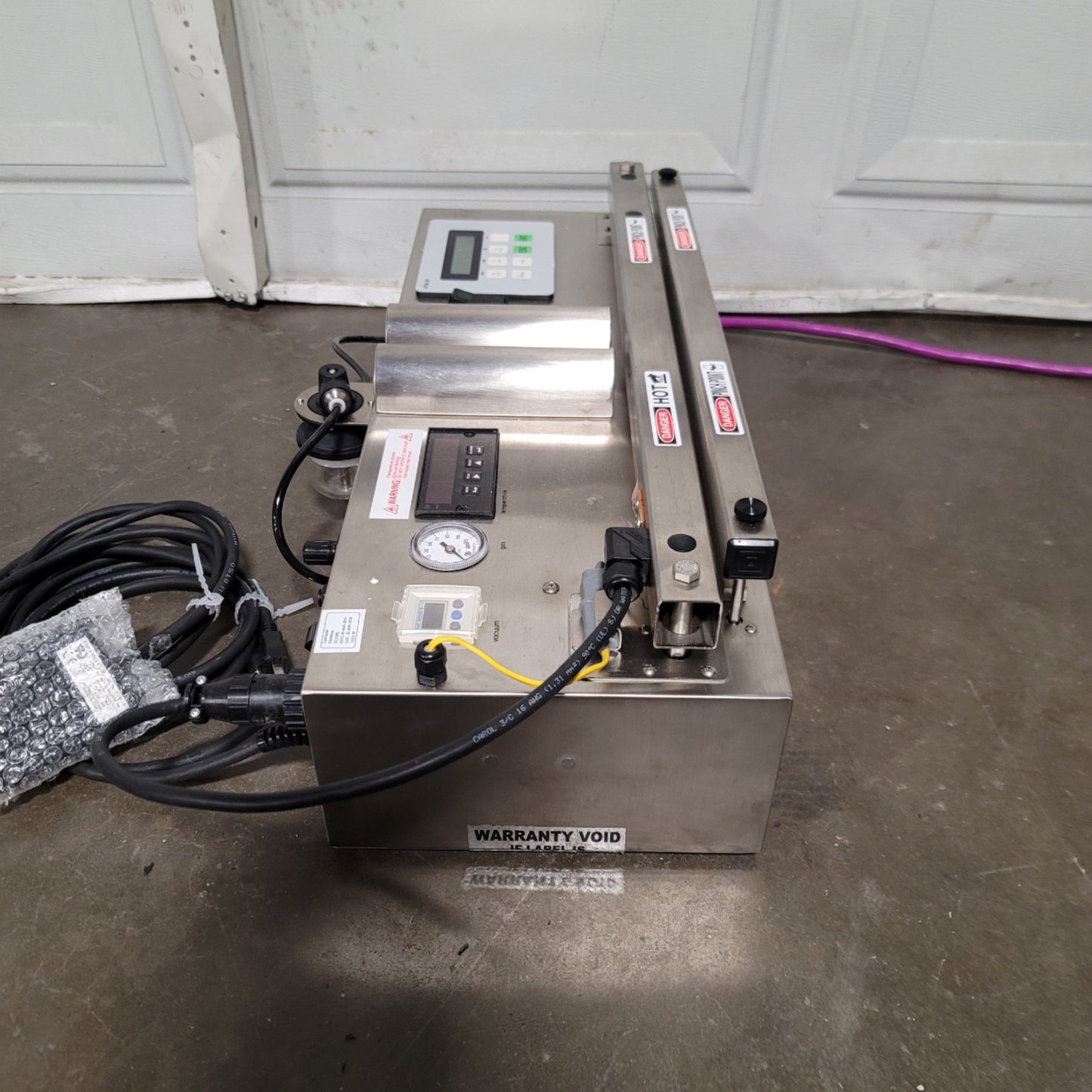 Used Accu-Seal 635HP-2B5G Validatable Medical Gas-Vacuum Sealer 19" x 3/8" 120VAC 15A