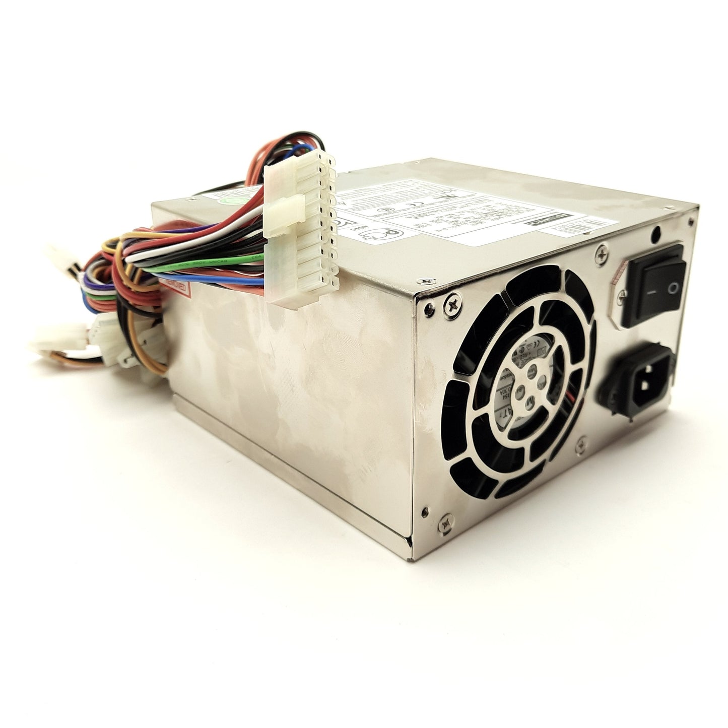 Used Advantech HG2-6400P Computer Power Supply, 400W, 24-Pin ATX, 8x Molex, 2x FDD