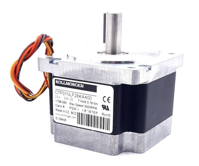 New – Open box Kollmorgen CTP31NLF28KAA00 Stepper Motor 1 Stack 4 Wire 3000rpm 2.8A 5.66VDC