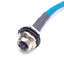 New – Open box Lumberg Automation 0985 YM57530 104/0.6M Cordset, RJ45 to M12 4-Pin Female, 0.6m