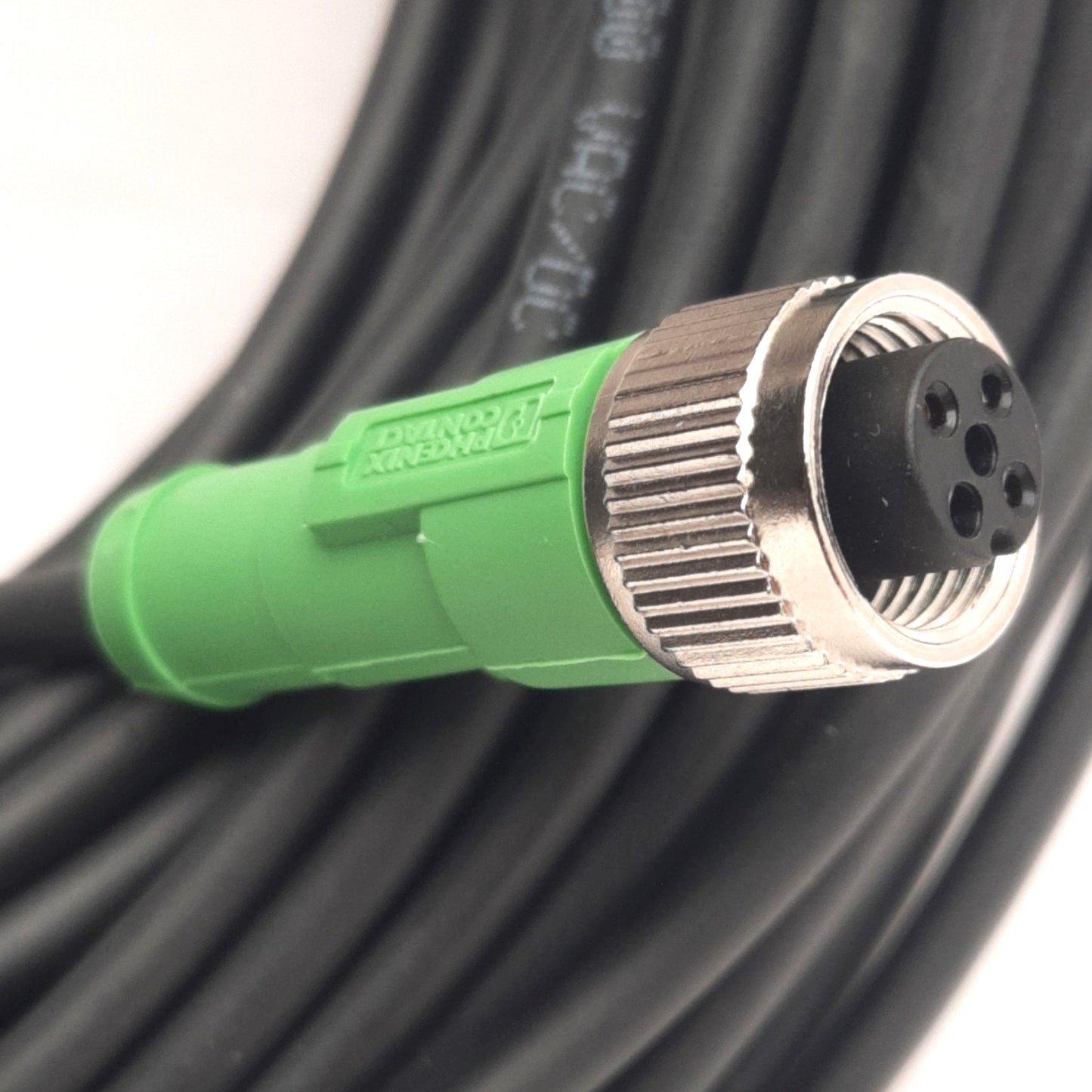 New Phoenix Contact 1696688 Sensor Actuator Cable, M12 3-Pin to Flying Leads, 95ft