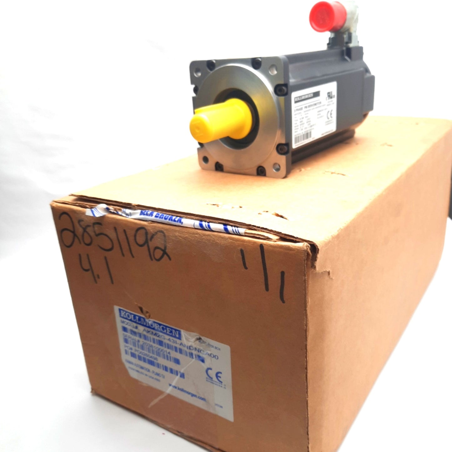 New Kollmorgen AKM2G-43I-ANDNCA00 Servo Motor, 21.1Nm, 6000RPM, 2530W, 88mm Frame