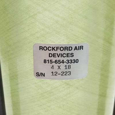 Used Rockford Air Devices AOT-4" x 18" Lightweight Air - Oil Tank, ø4in x 18in Length