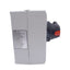 New ABB NF25E-3PB4B Enclosed Disconnect Switch, 3-Pole, 600VAC 25A, Pistol Handle