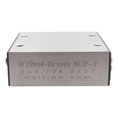 Used Del-Tron S3-1 Ball Slide Assembly, 1in Travel, 0.0005in/in Accuracy, 30lbs Load