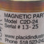 Used Placid Industries C2D-24 Magnetic Particle Clutch 0.1-5oz-in 2000RPM 24VDC Coil