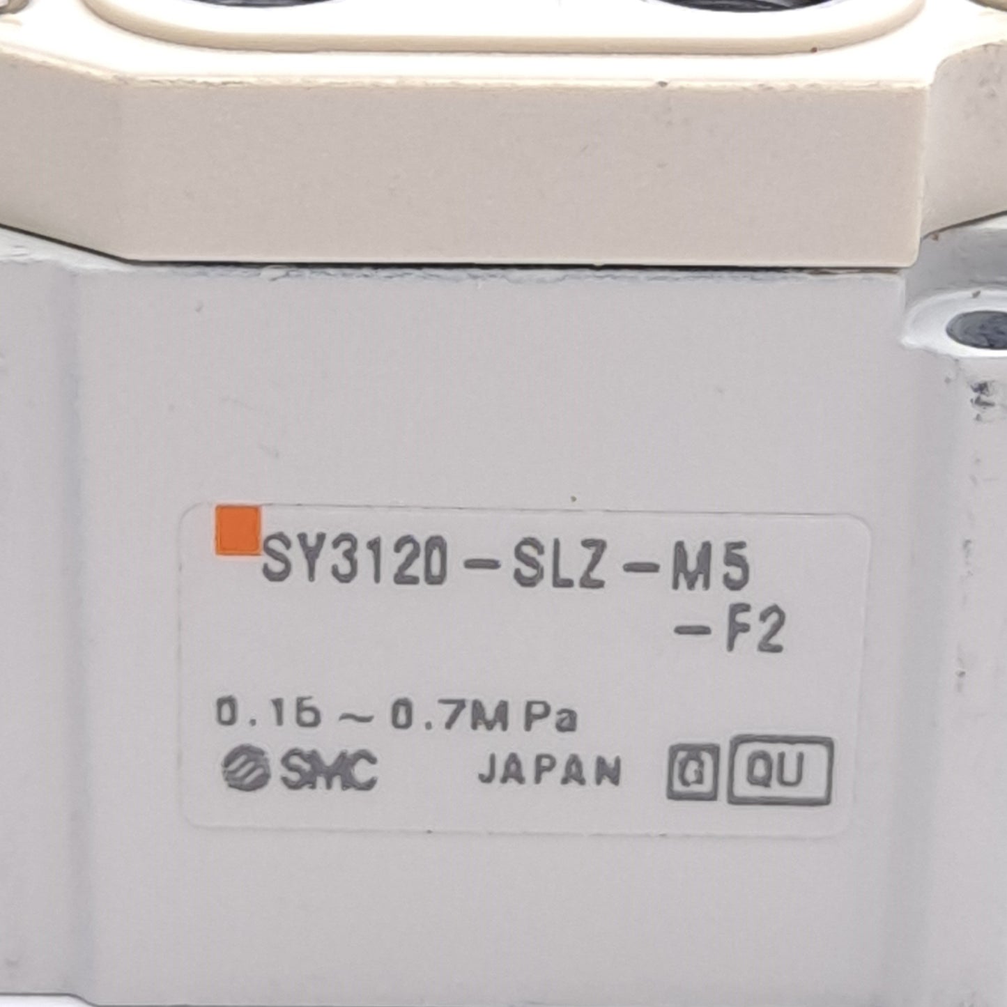 Used SMC SY3120-SLZ-M5 Solenoid Valve, 5-Port 2-Position, M5x0.8, 0.15~0.7MPa, 5VDC
