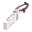 Used SMC SY3120-SLZ-M5 Solenoid Valve, 5-Port 2-Position, M5x0.8, 0.15~0.7MPa, 5VDC