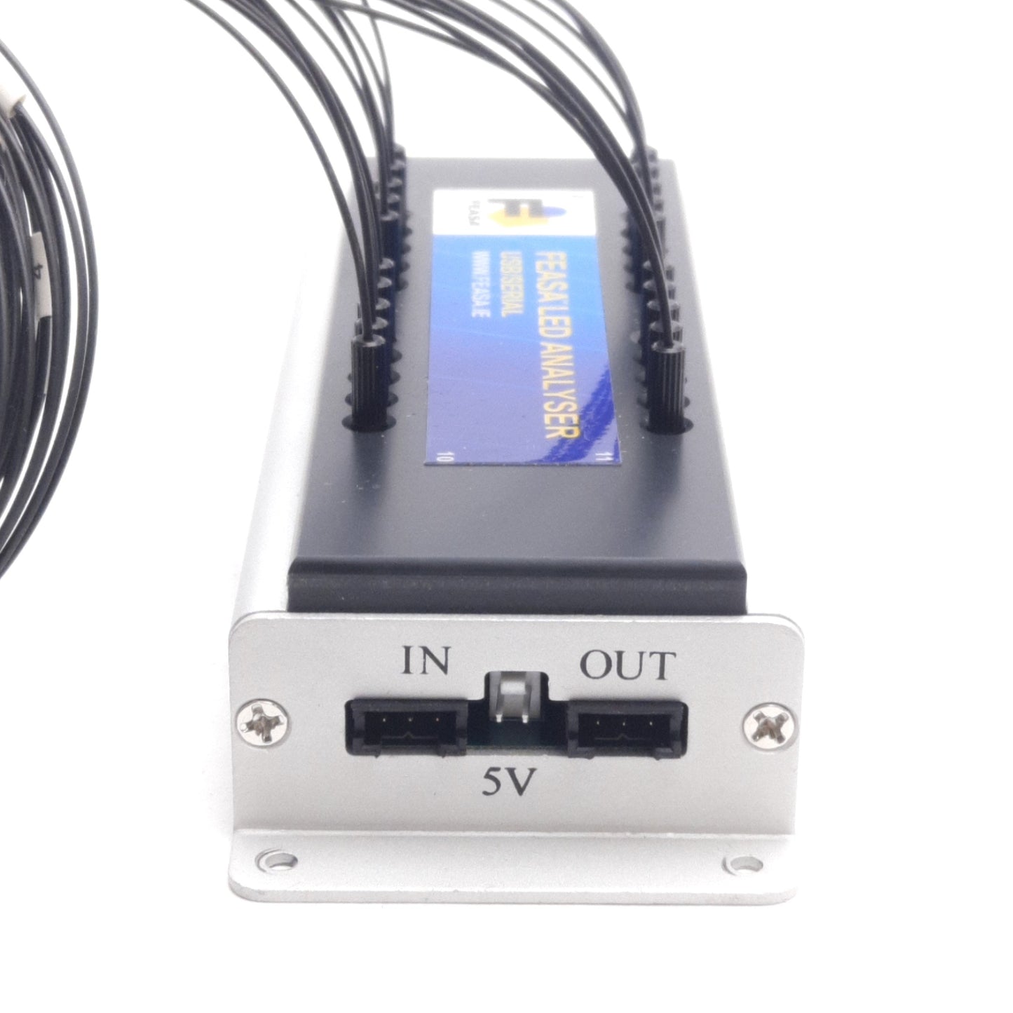 Used FEASA 20-F LED Analyzer, 20-Channel, 450nm to 650nm, 5VDC, ø1mm Fiber