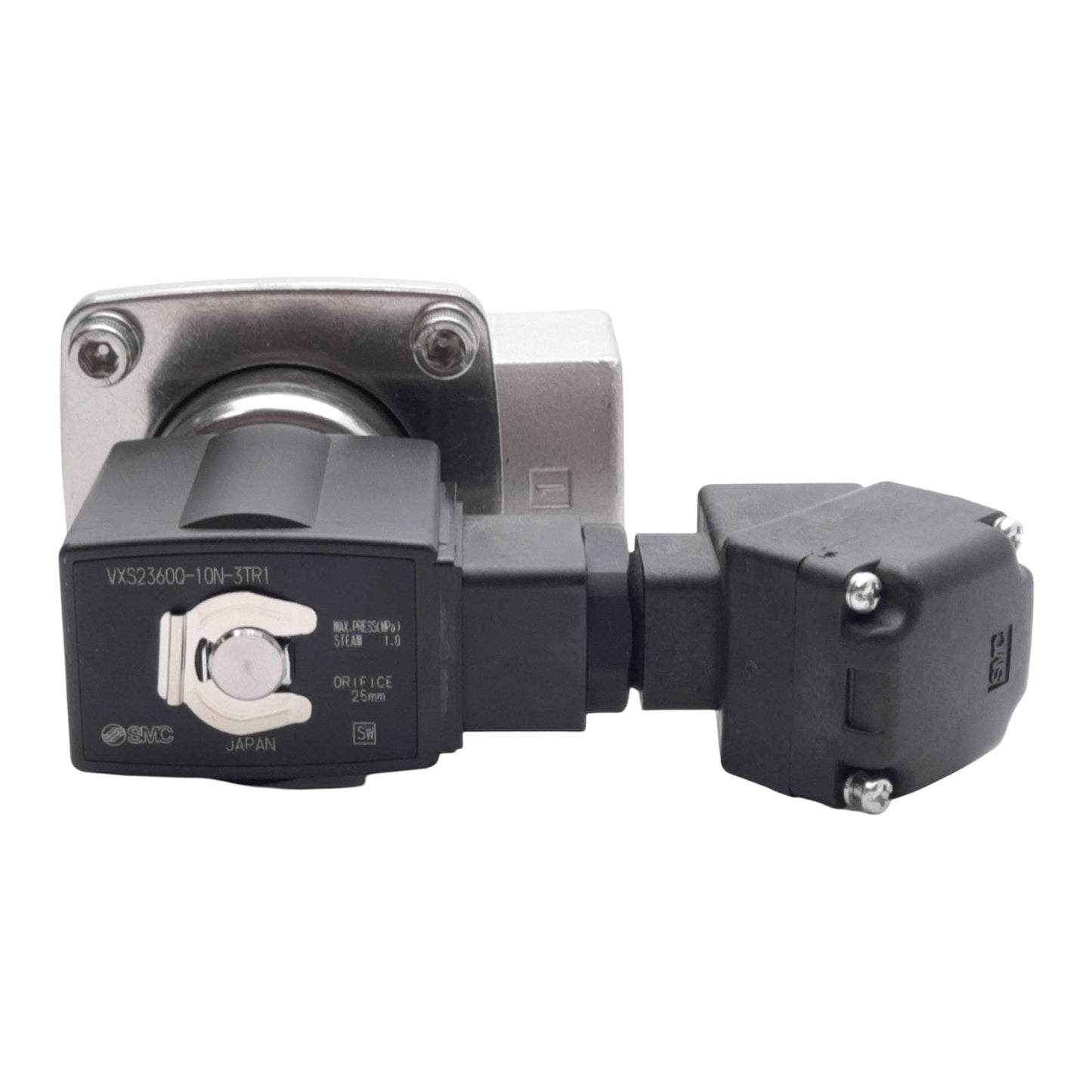 New SMC VXS2360Q-10N-3TR1 Steam Valve, ø25mm Orifice, 1.0MPa, 1in NPT, 110VAC