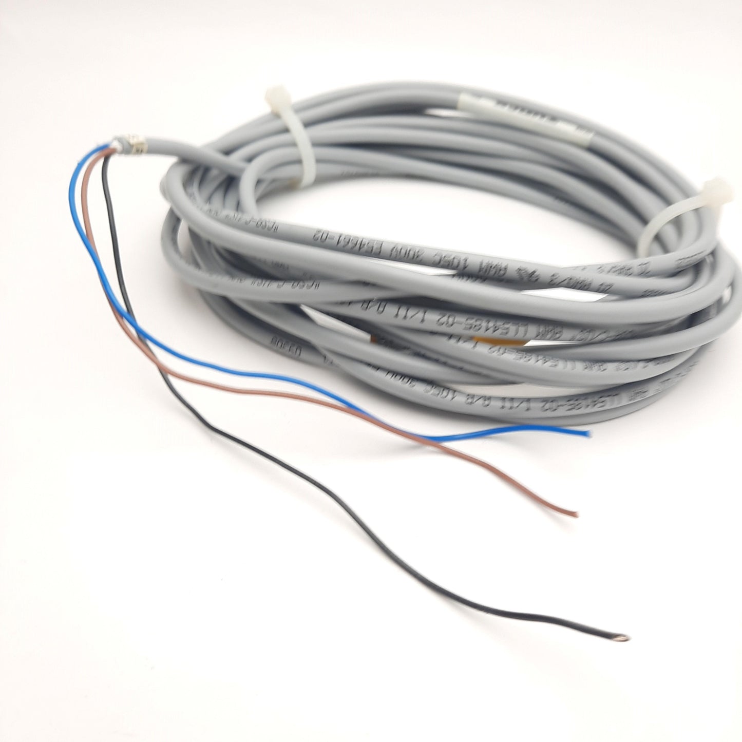 Used Lot of 2 Turck RK 4T-6 Cordset, M12 3-Pin Female to Flying Leads, 250V, 6m