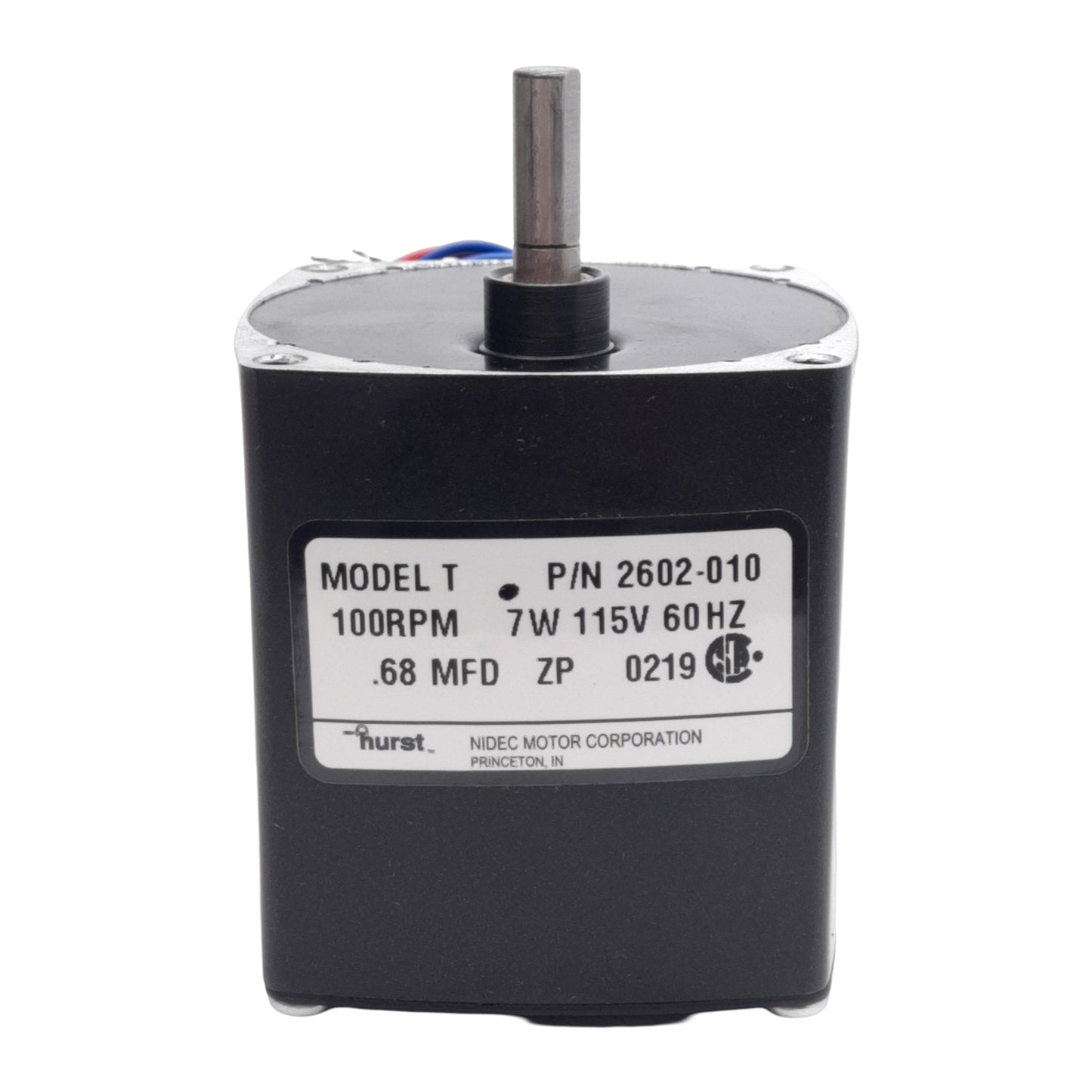 New Hurst 2602-010 Model T Synchronous Motor 115VAC, 7W, 100RPM, 19.75oz-in, NEMA 23