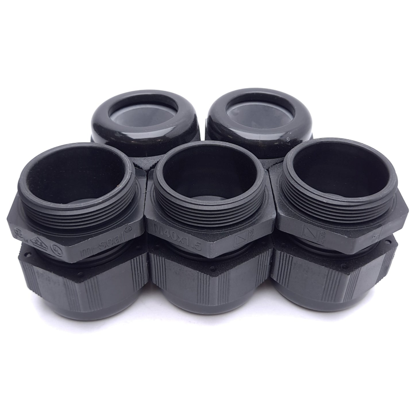 New – Open box Lot of 5 Murrplastik 84181260 Cable Gland, M40x1.5, ø19-28mm Clamping Range