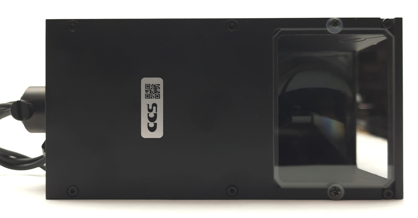 Used CCS MFU-54X40-BL Coaxial Collimated Backlight Blue LED 54 x 40mm Area 12VDC