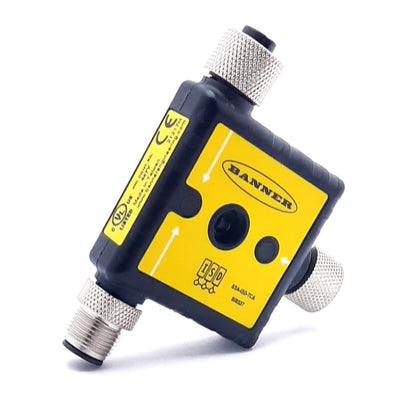 New Banner SSA-ISD-TCA ISD Connect T Adapter, 24VDC @ 30mA, 5 Pin M12, 2 N.C