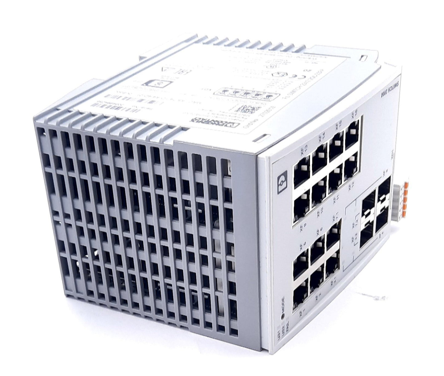 New Phoenix Contact 2312-2GC-2SFP Industrial Ethernet Switch 12-57VDC, 2A, 12x RJ45