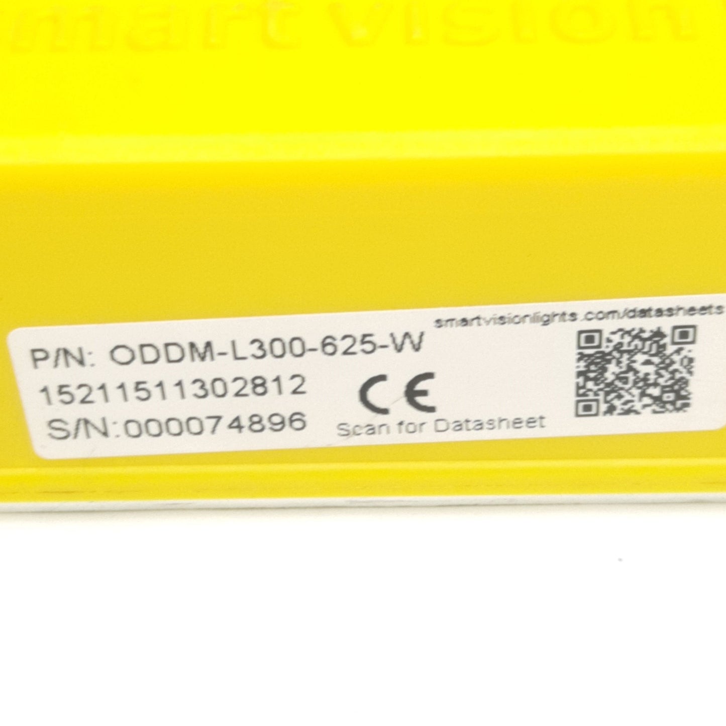 Used Smart Vision Lights ODDM-L300-625-W Linear Connect-A-Light, M12 5-P, 24VDC, Red