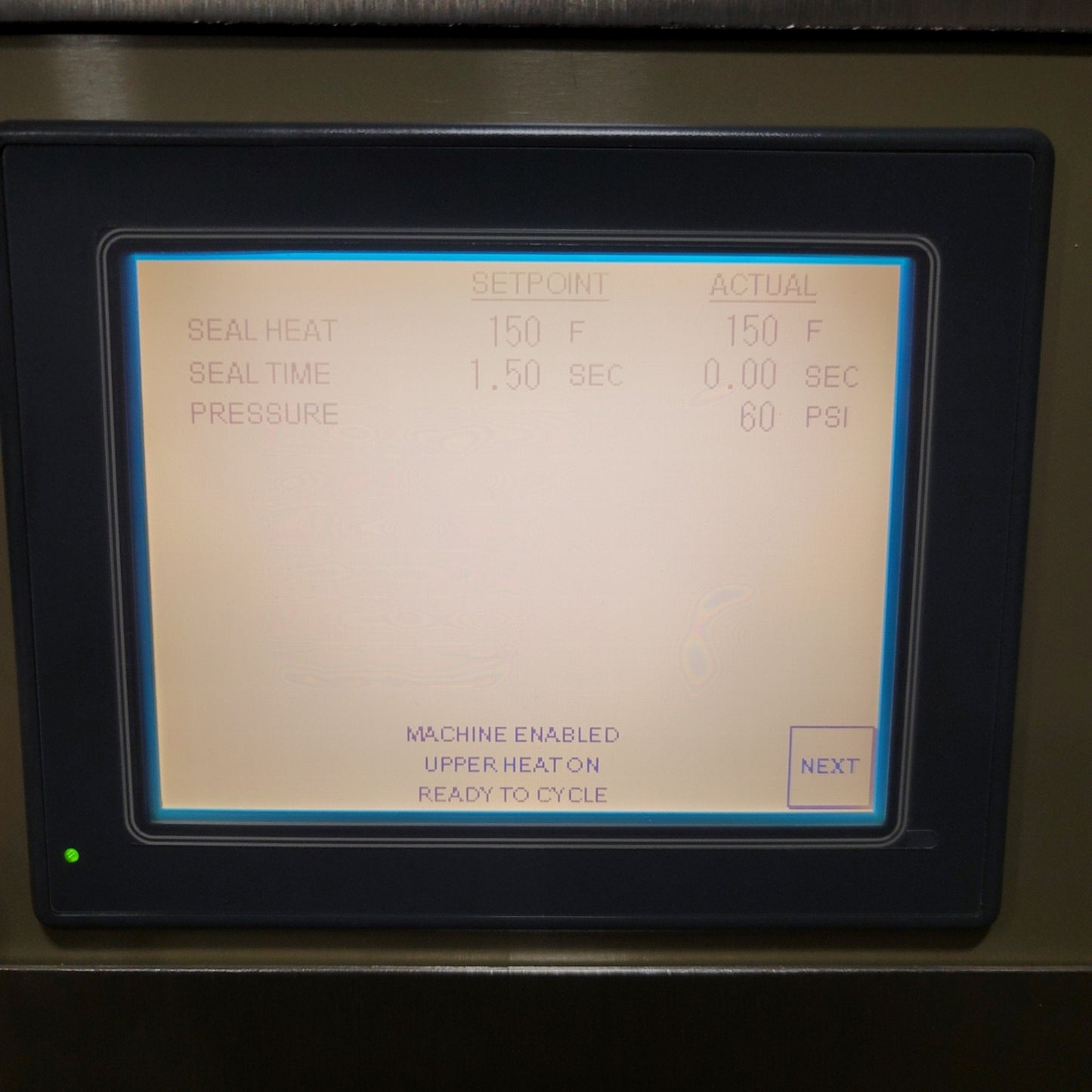 Used Sencorp CeraTek 24P/2 P-Series Medical Pouch Sealer 24" x 3/8" Seal, 120VAC 11A