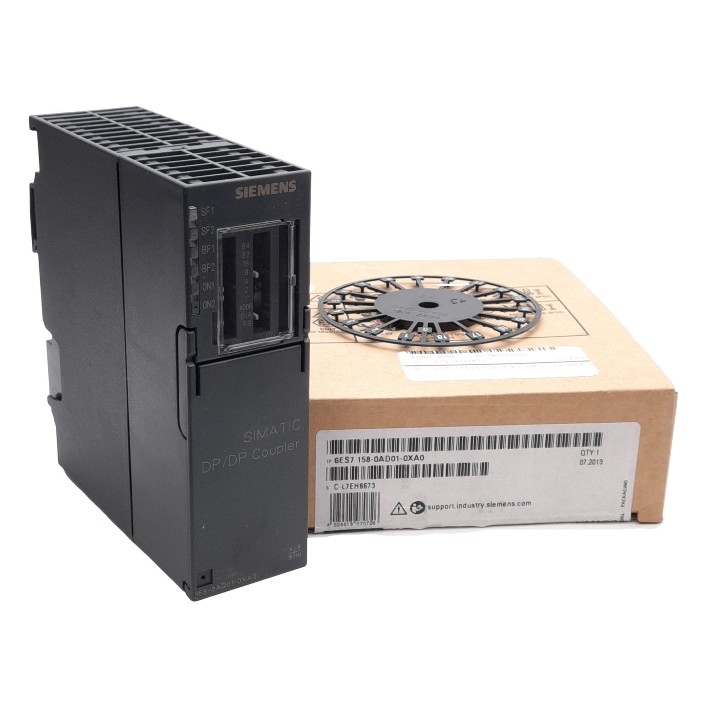 New Siemens 6ES7 158-0AD01-0XA0 Simatic ET200 DP/DP Coupler For PROFIBUS DP Networks