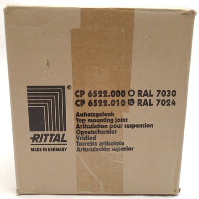 New Rittal CP 6522.010 Top-Mounted Joint, ø170mm, For CP-L Support Arm System