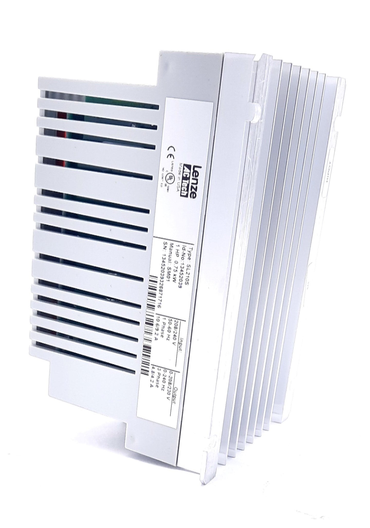 New Lenze SL210S Enclosed Variable Frequency Drive 1 Phase Input 208–240VAC 1Hp