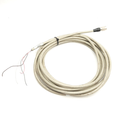 Used Cognex COG-IO-CBL-6P Standard Low Voltage I/O Cable, Hirose 6-Pin, 15Ft Length