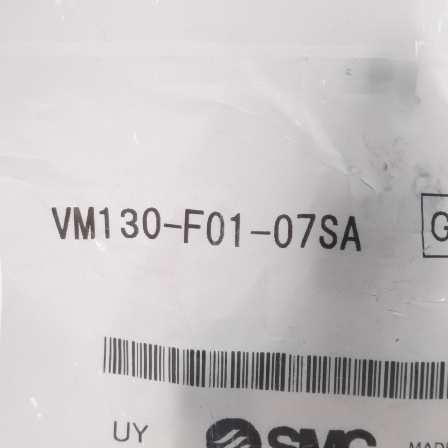 New Lot of 2 SMC VM130-F01-07SA Mechanical Valve, 3-Port, -101kPa~1.0MPa, G1/8