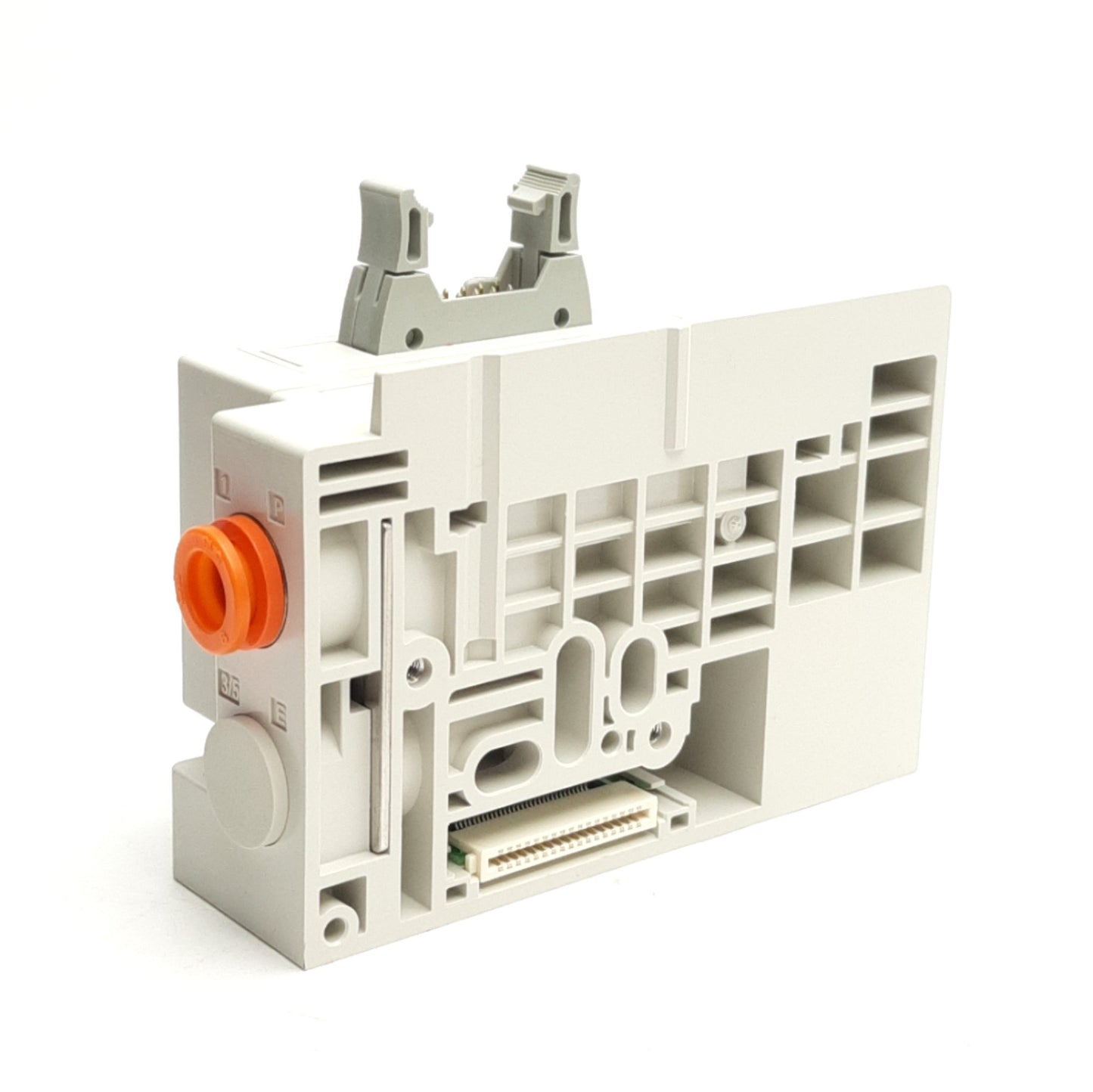 New – Open box SMC SY30M-1-14AS1-N9 Manifold End Block, 10-Pin Ribbon Connector, 5/16in P2C