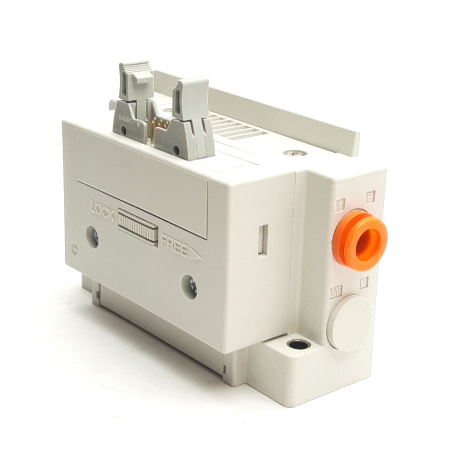 New – Open box SMC SY30M-1-14AS1-N9 Manifold End Block, 10-Pin Ribbon Connector, 5/16in P2C