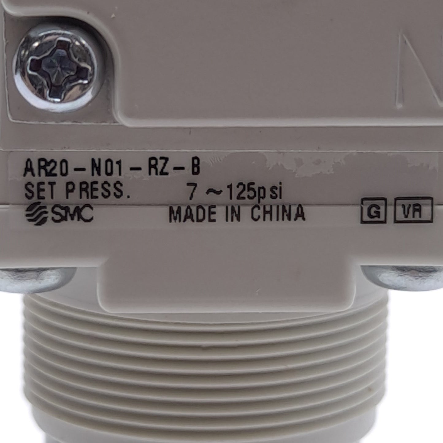 New – Open box Lot of 2 SMC AR20-N01-RZ-B Regulator, 1/8in NPT, 0.05-0.85MPa Set Pressure