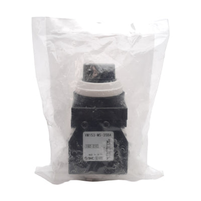 New SMC VM153-M5-35BA Mechanical Valve, 5-Port 3-Position, -100kPa~1.0MPa, M5x0.8