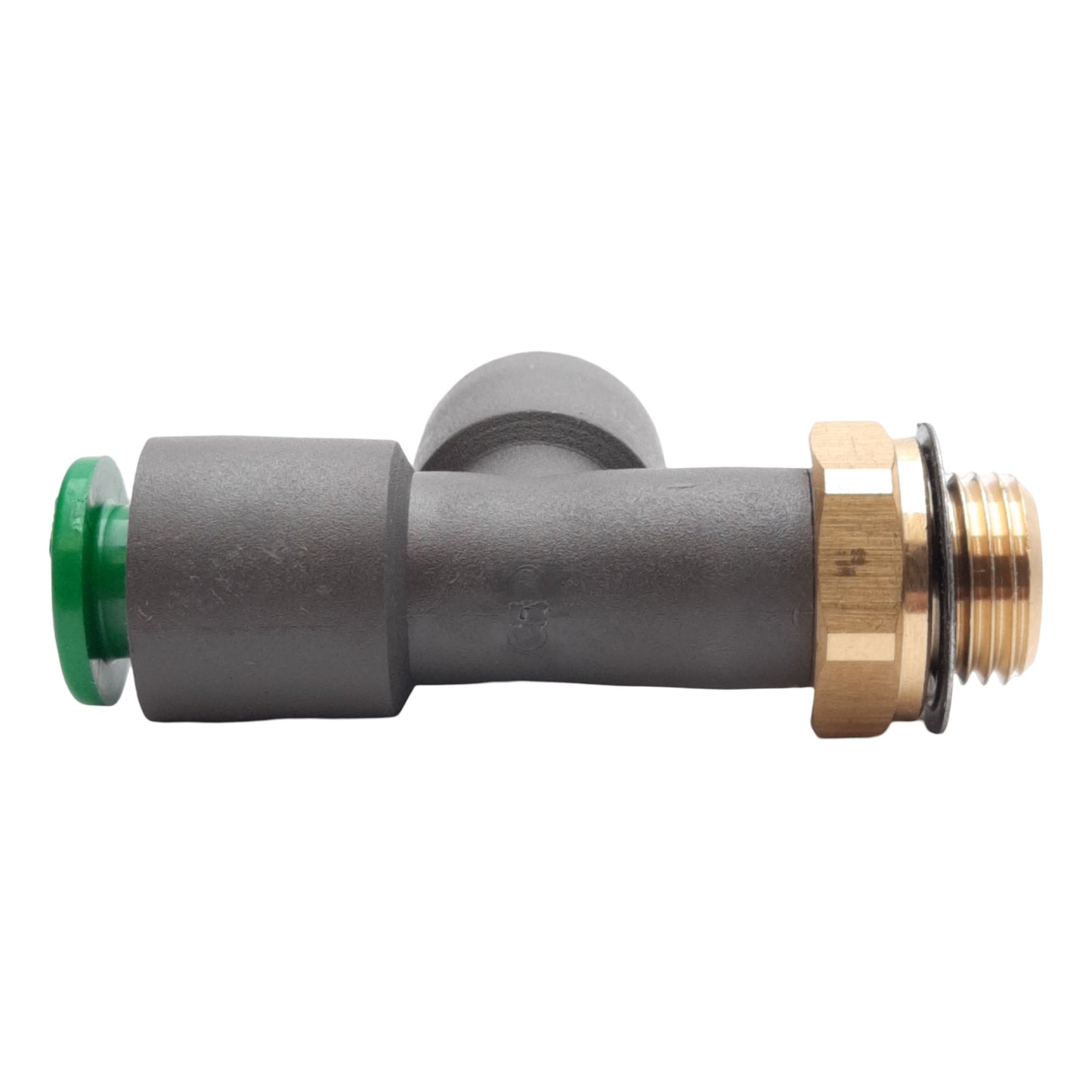 New Lot of 10 SMC KRY06-G01 Flame Resistant Male Run Tee Fitting ø6mm One-Touch G1/8