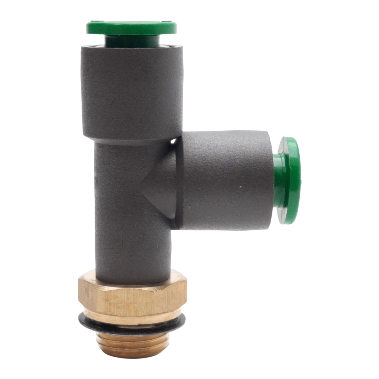 New Lot of 10 SMC KRY06-G01 Flame Resistant Male Run Tee Fitting ø6mm One-Touch G1/8