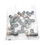 New Lot of 10 SMC KRY06-G01 Flame Resistant Male Run Tee Fitting ø6mm One-Touch G1/8