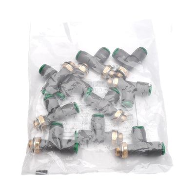 New Lot of 10 SMC KRY06-G01 Flame Resistant Male Run Tee Fitting ø6mm One-Touch G1/8