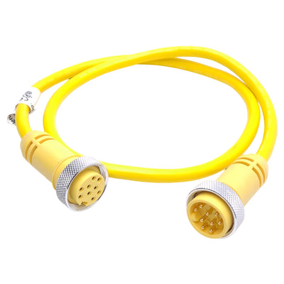 New Mencom MIN-9MFPX-3 Cordset, MIN Size III 9-Pin Male/Female, 300V 4A, 1m Length