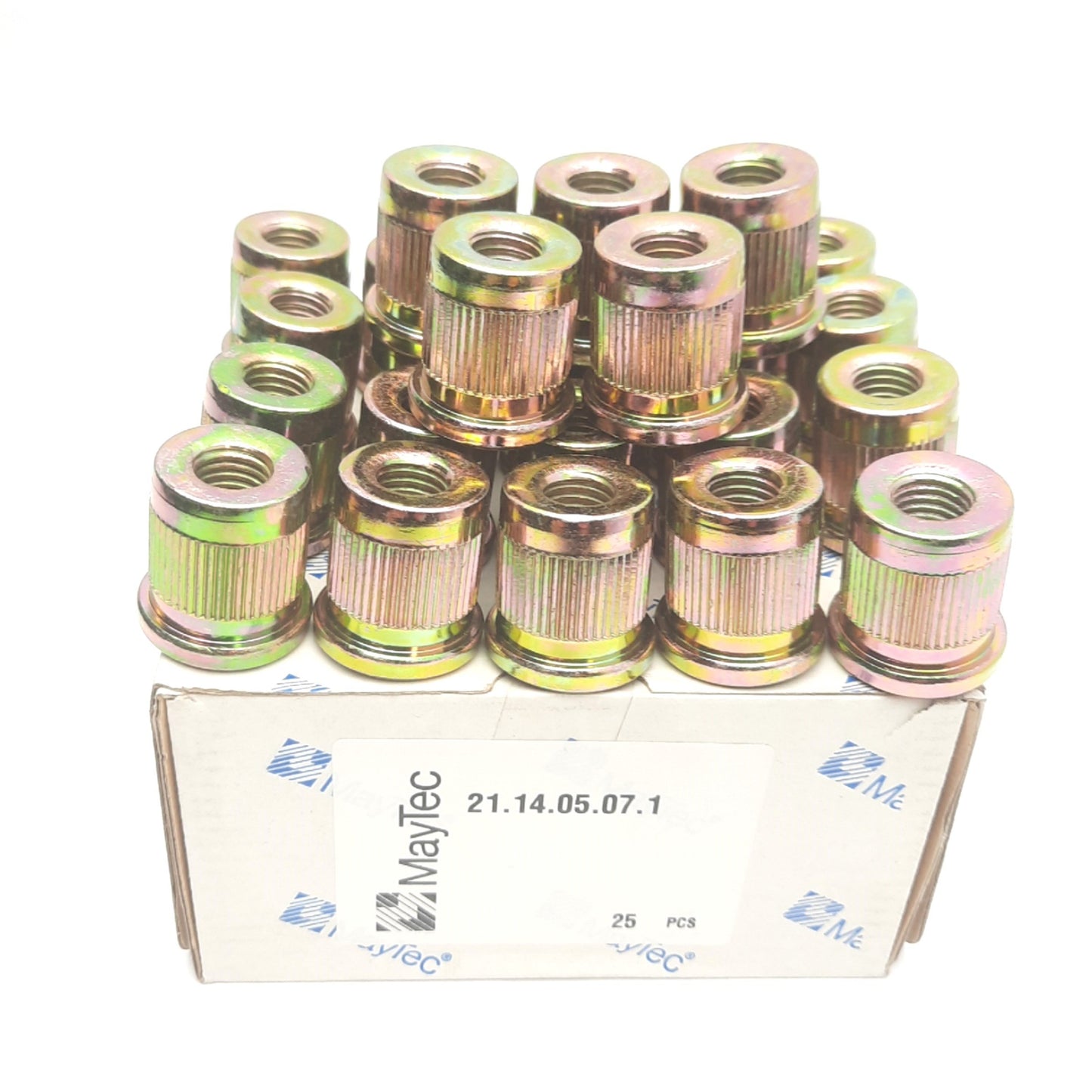 New Lot of 25 MayTec 21.14.05.07.1 Threaded Insert, M12-1.5 Internal Thread, ø28mm